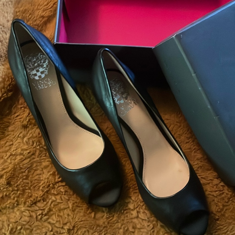Vince Camuto black high heels